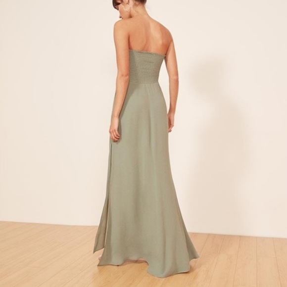 Reformation Blush Hibiscus Maxi Dress NWT Size X-Small - Picture 3 of 15